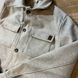 Surchemise homme chinée - Beige clair - SUN VALLEY HOMME