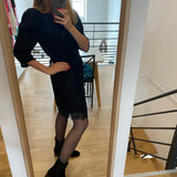 Dress - black - lace - IKKS Women
