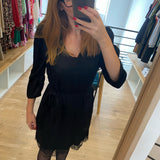 Dress - black - lace - IKKS Women