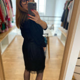 Dress - black - lace - IKKS Women