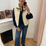 Doudoune sans manches réversible Tammysan - Marine - TBS FEMME