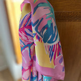 Foulard carré imprimé fleurs - LORA