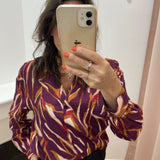 Chemise VILINA ANAIS - imprimé violet - Vila