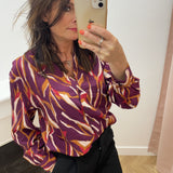Chemise VILINA ANAIS - imprimé violet - Vila