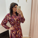 Robe VILINA ANAIS - imprimé violet - Vila