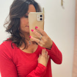 Top SCARLET TS107W23 - rouge - Lola Espeleta