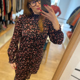 Robe courte - Noire/velvet - IKKS
