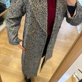 Manteau Gwen - Marine/blanc crème - FABIENNE CHAPOT