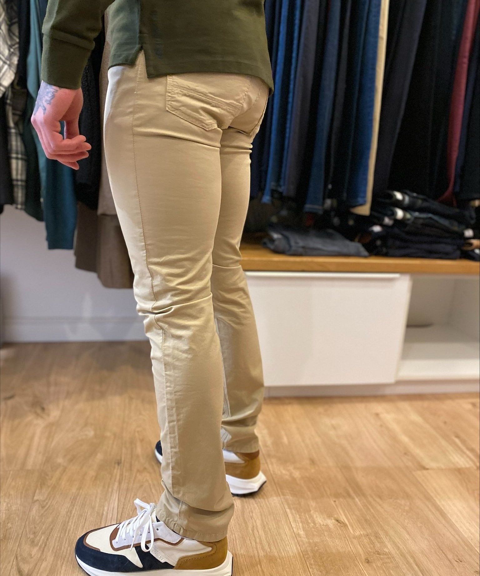 Pantalon 5 poches - Beige - US POLO