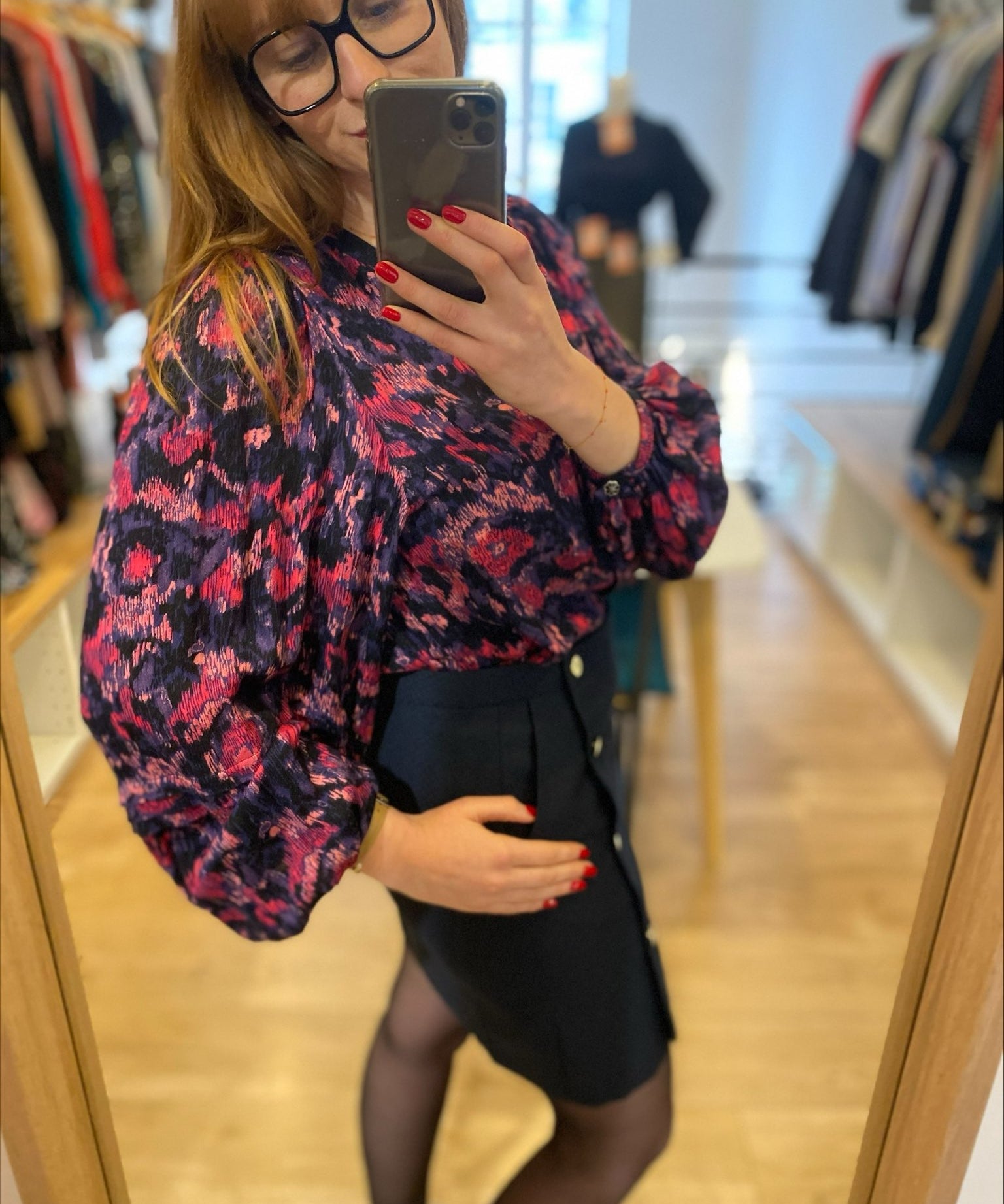 Blouse Hollie - Pink rush - FABIENNE CHAPOT