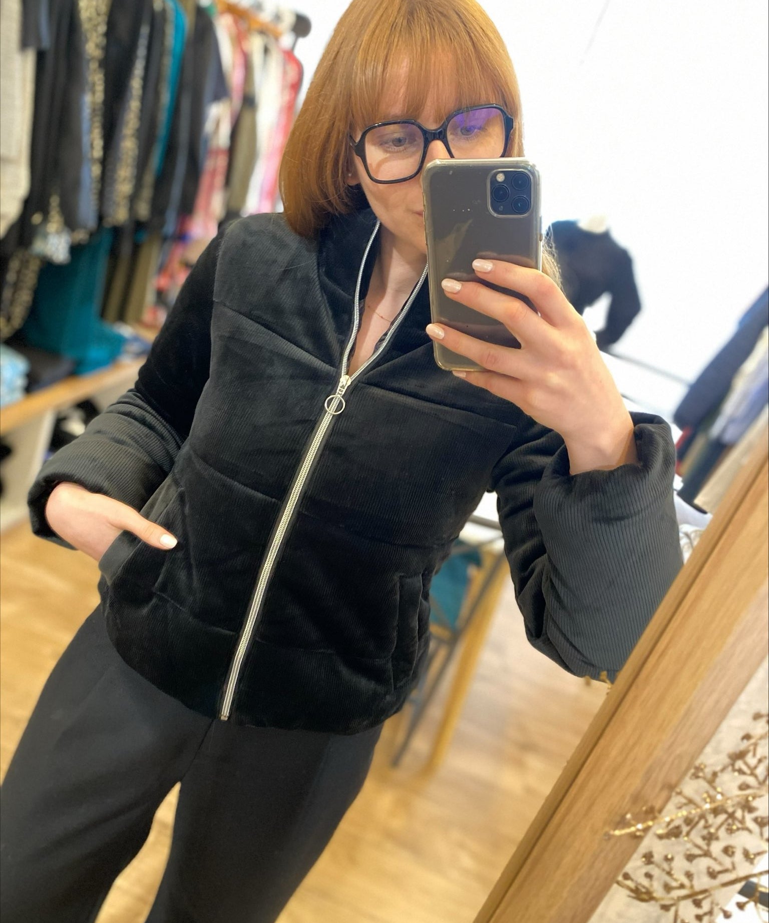 Veste Dhing - Noire - SUN VALLEY FEMME