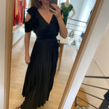 Robe plissée - Noire - IKKS WOMEN