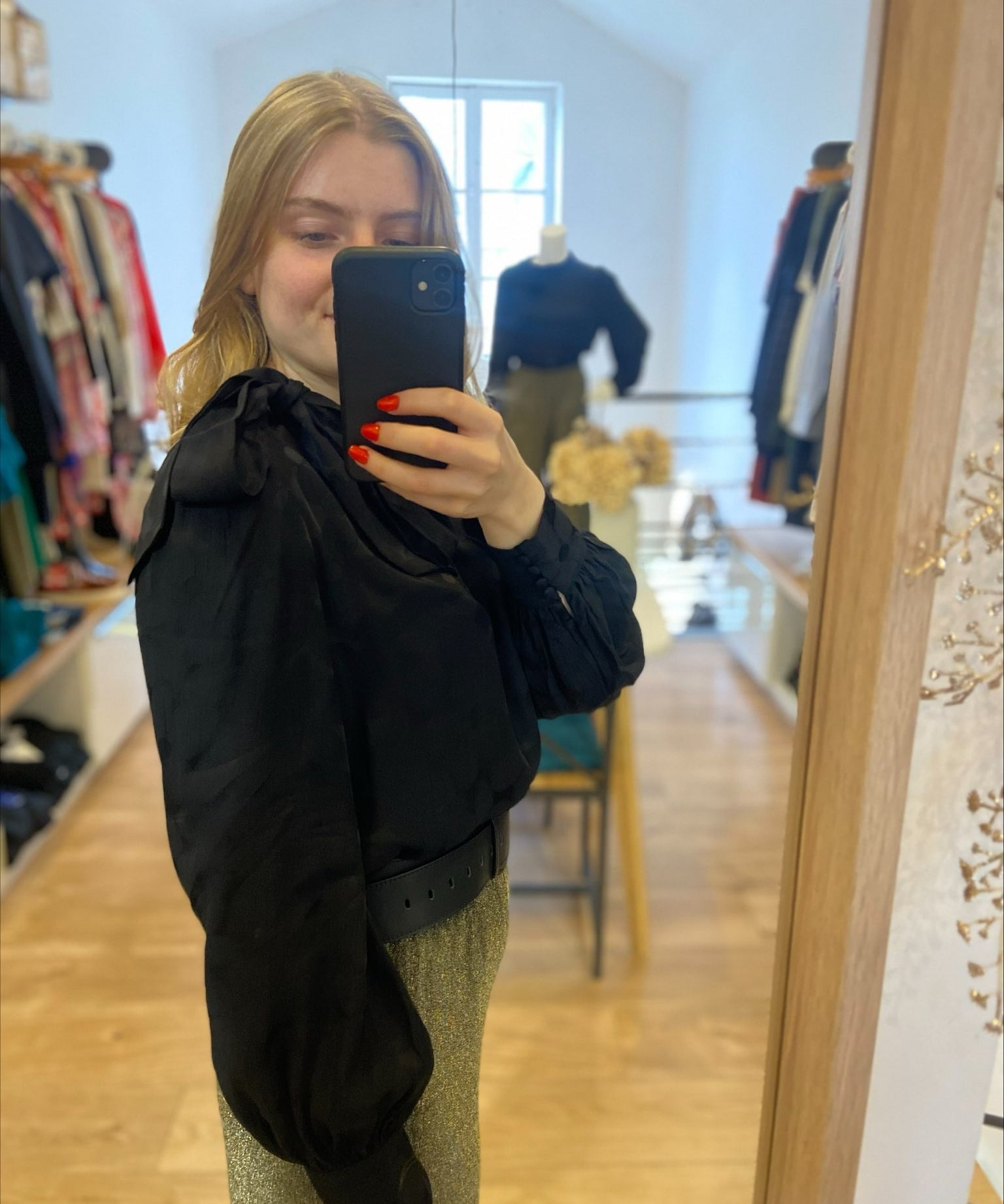 Blouse Michou - Noir - FABIENNE CHAPOT