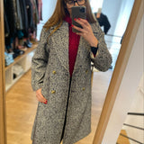Manteau Gwen - Marine/blanc crème - FABIENNE CHAPOT