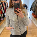 Veste teddy Doyas - Noir gris - Sun Valley femme