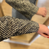 Manteau Gwen - Marine/blanc crème - FABIENNE CHAPOT