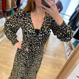Robe midi Natalia - Noir - FABIENNE CHAPOT