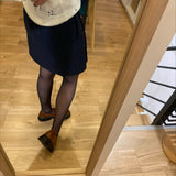 Jupe - Marine jacquard - I.Code
