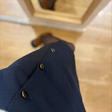 Jupe - Marine jacquard - I.Code