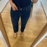 Jean boyfriend crop - Bleu - IKKS WOMEN