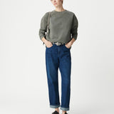Jean boyfriend crop - Bleu - IKKS WOMEN