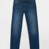 Jean femme Naomipoc TBS bleu en denim stretch vue de face