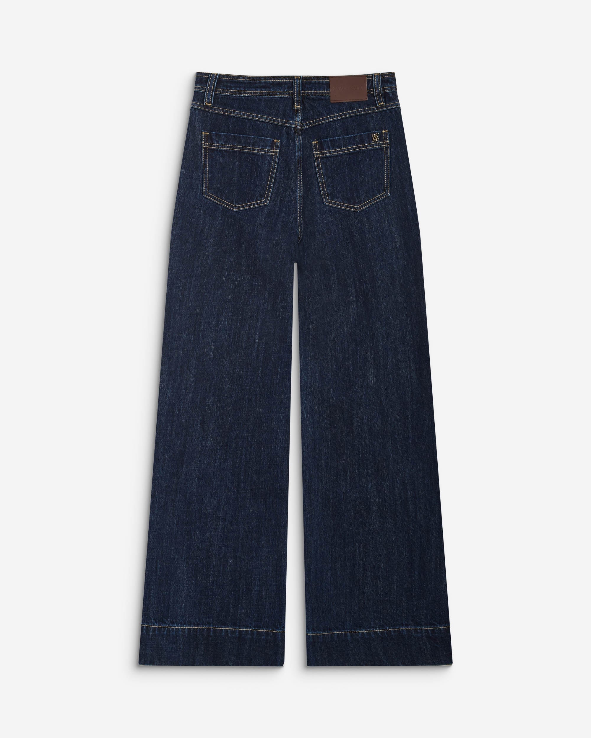 Jean droit JACOB GRACE & MILA Darkblue – vue produit de dos