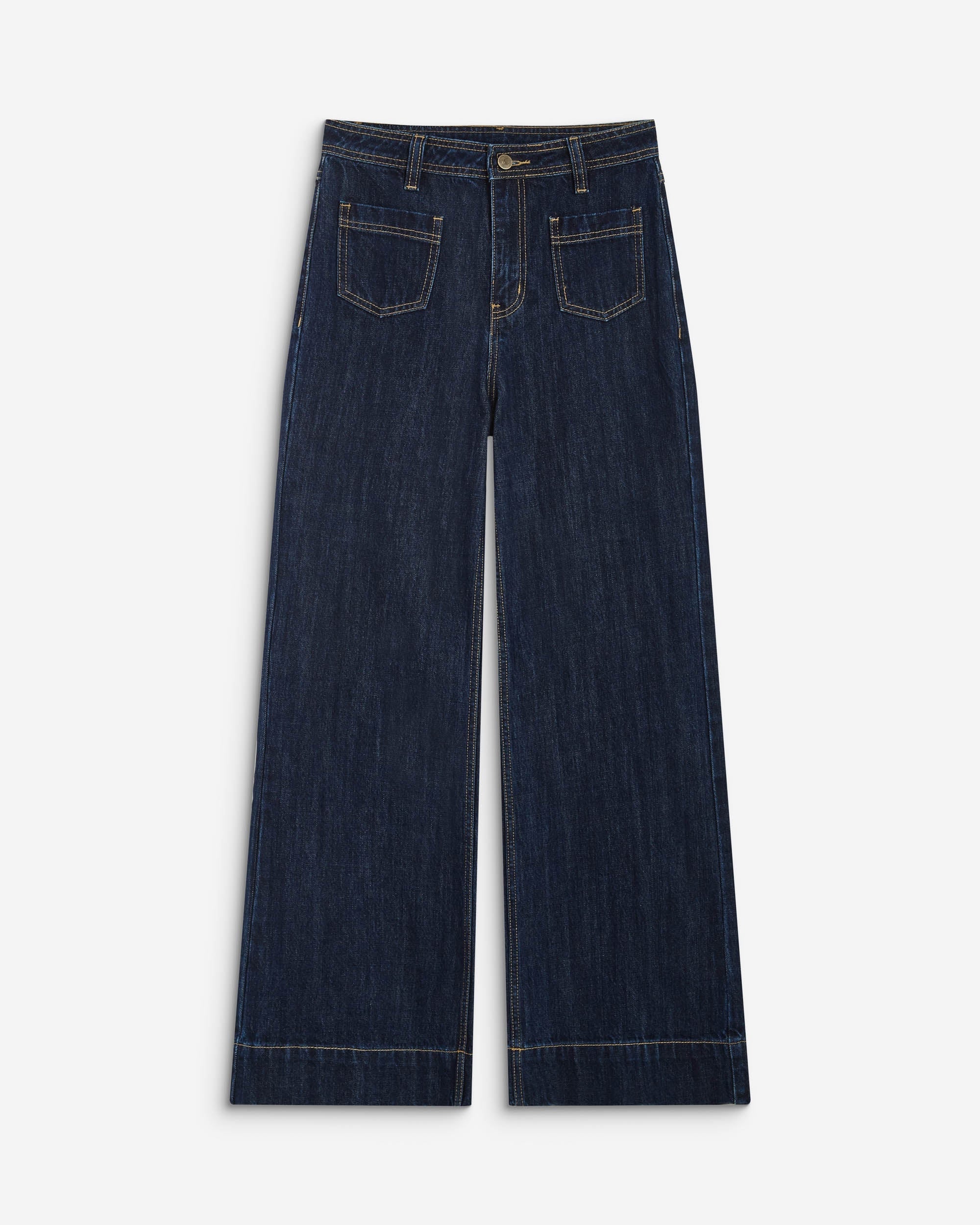 Jean droit JACOB GRACE & MILA Darkblue – vue produit de face