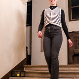 Jean évasé Eva - Gris foncé - FABIENNE CHAPOT