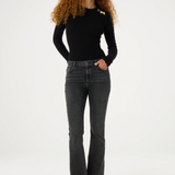 Jean évasé Eva - Gris foncé - FABIENNE CHAPOT