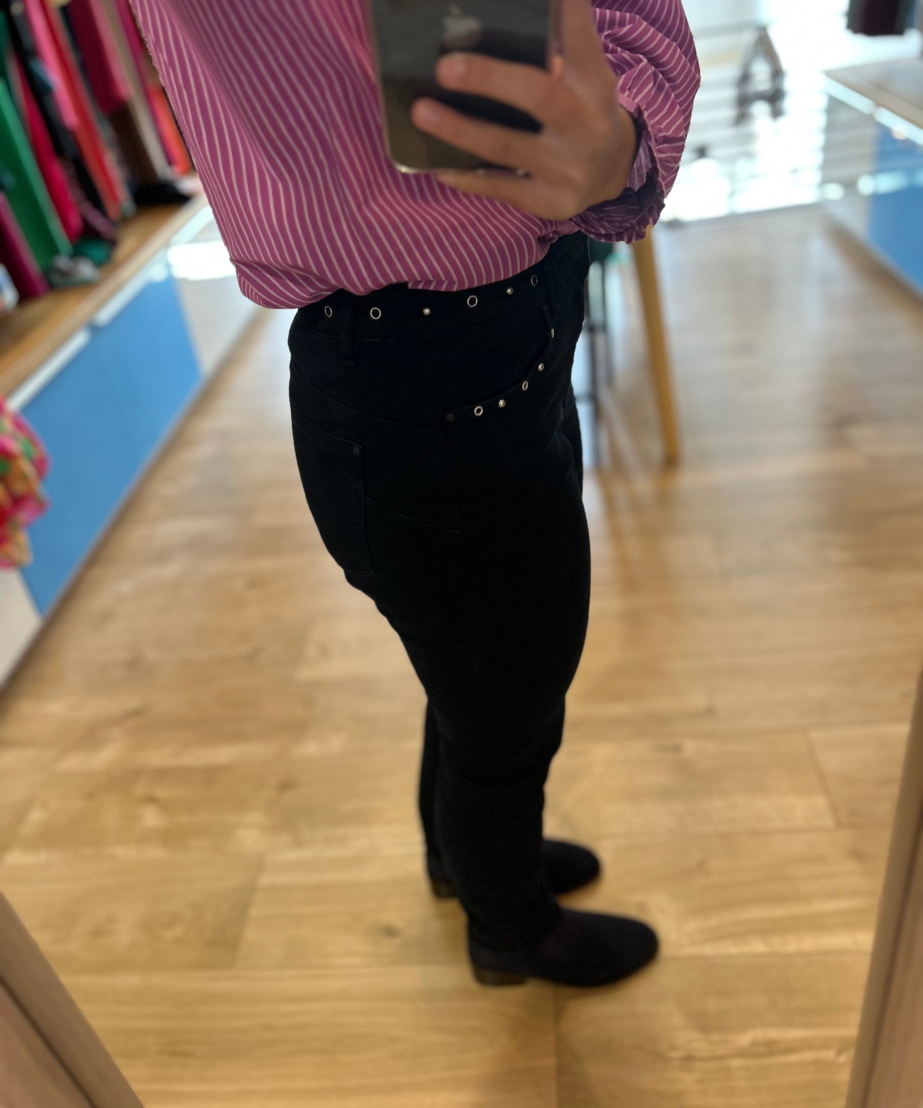 Jean slim clouté - Bleu foncé - IKKS WOMEN