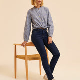 Jean slim tendance Carole - Bleu foncé - I.CODE
