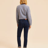 Jean slim tendance Carole - Bleu foncé - I.CODE