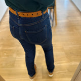 Jean slim tendance Carole - Bleu foncé - I.CODE