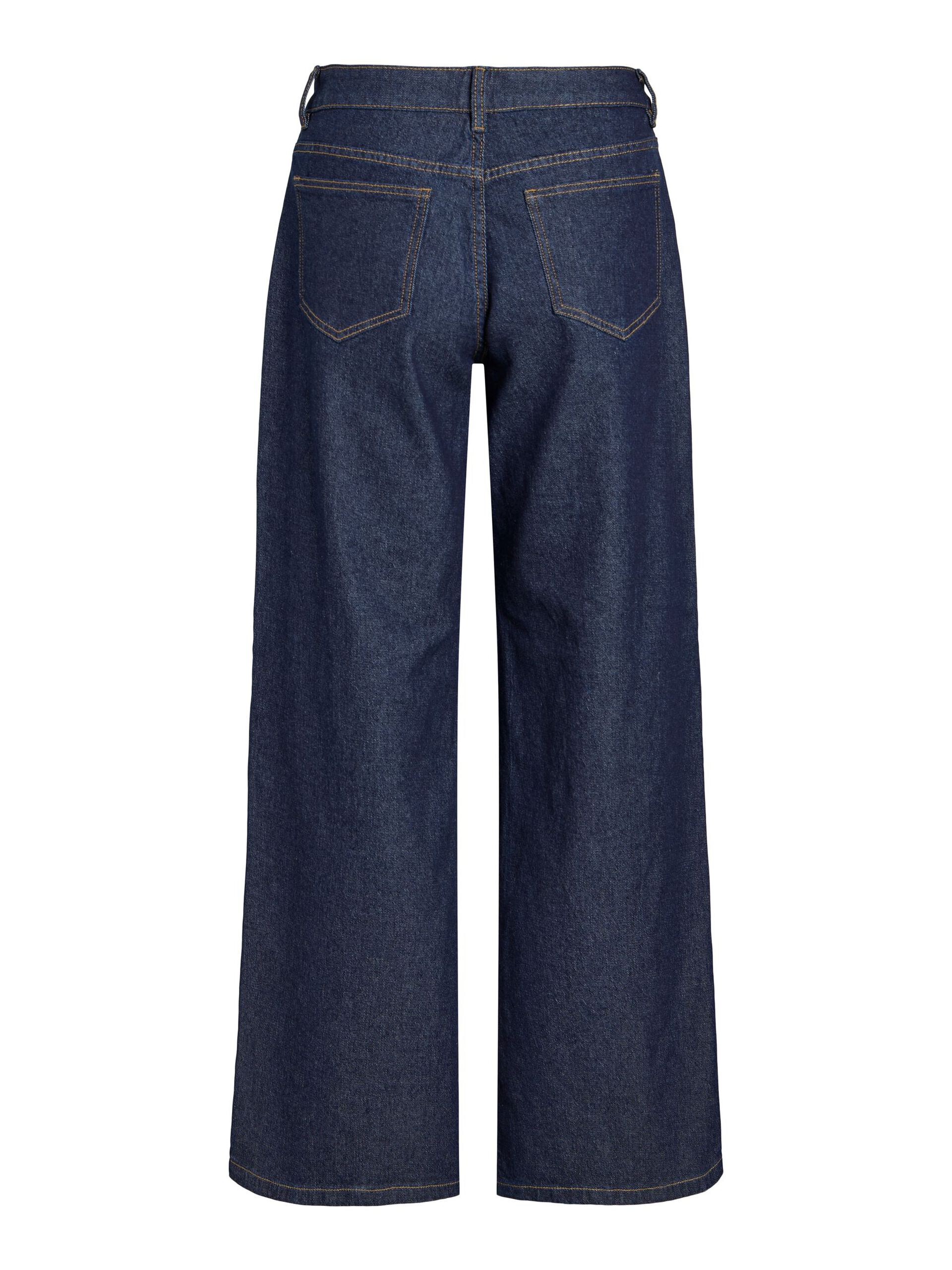 Jean large Viflorie VILA Dark Blue Denim – vue de dos