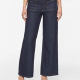 Jean Viflorie VILA Dark Blue Denim porté – vue de face