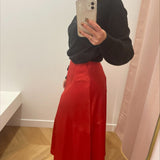 Jupe midi Joelyne - Rouge - AN'GE