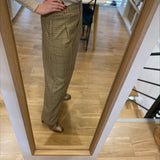 Pantalon large à carreaux Jonas - Camel - SUNCOO