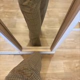 Pantalon large à carreaux Jonas - Camel - SUNCOO