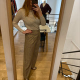 Pantalon large à carreaux Jonas - Camel - SUNCOO