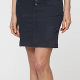 Jupe courte boutonnée - navy - Best mountain