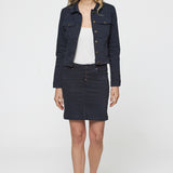 Jupe courte boutonnée - navy - Best mountain