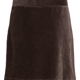 Jupe courte en velours côtelé Vikita - Noire - VILA