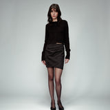 Jupe courte Orsay - Noire - GRACE & MILA