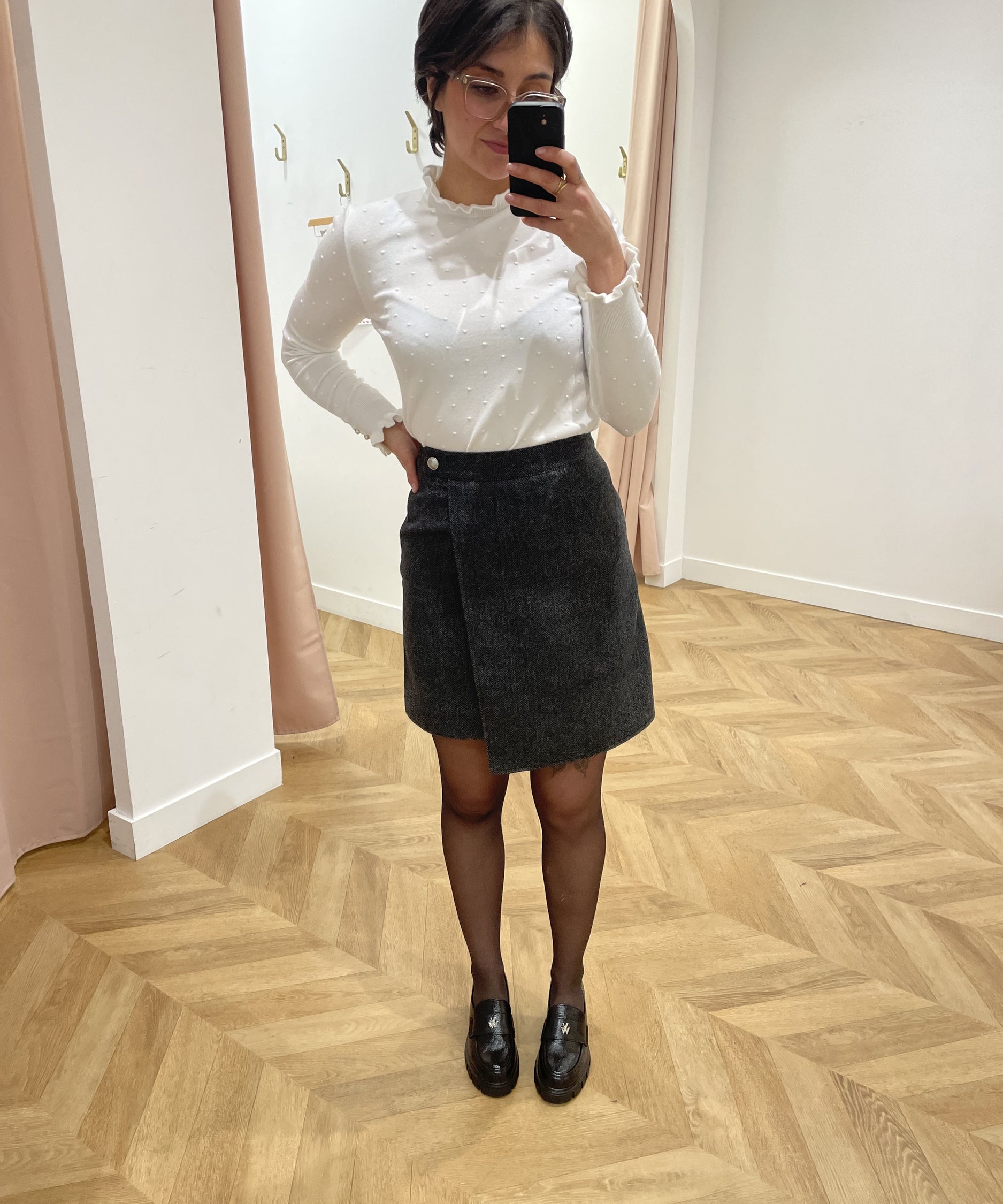 Djerba Skirt - Dark Grey - C'EST BEAU LA VIE