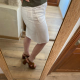 Jupe jean skinny - Blanc - MARC'O POLO FEMME
