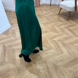 Jupe midi JOELYNE - vert - AN'GE