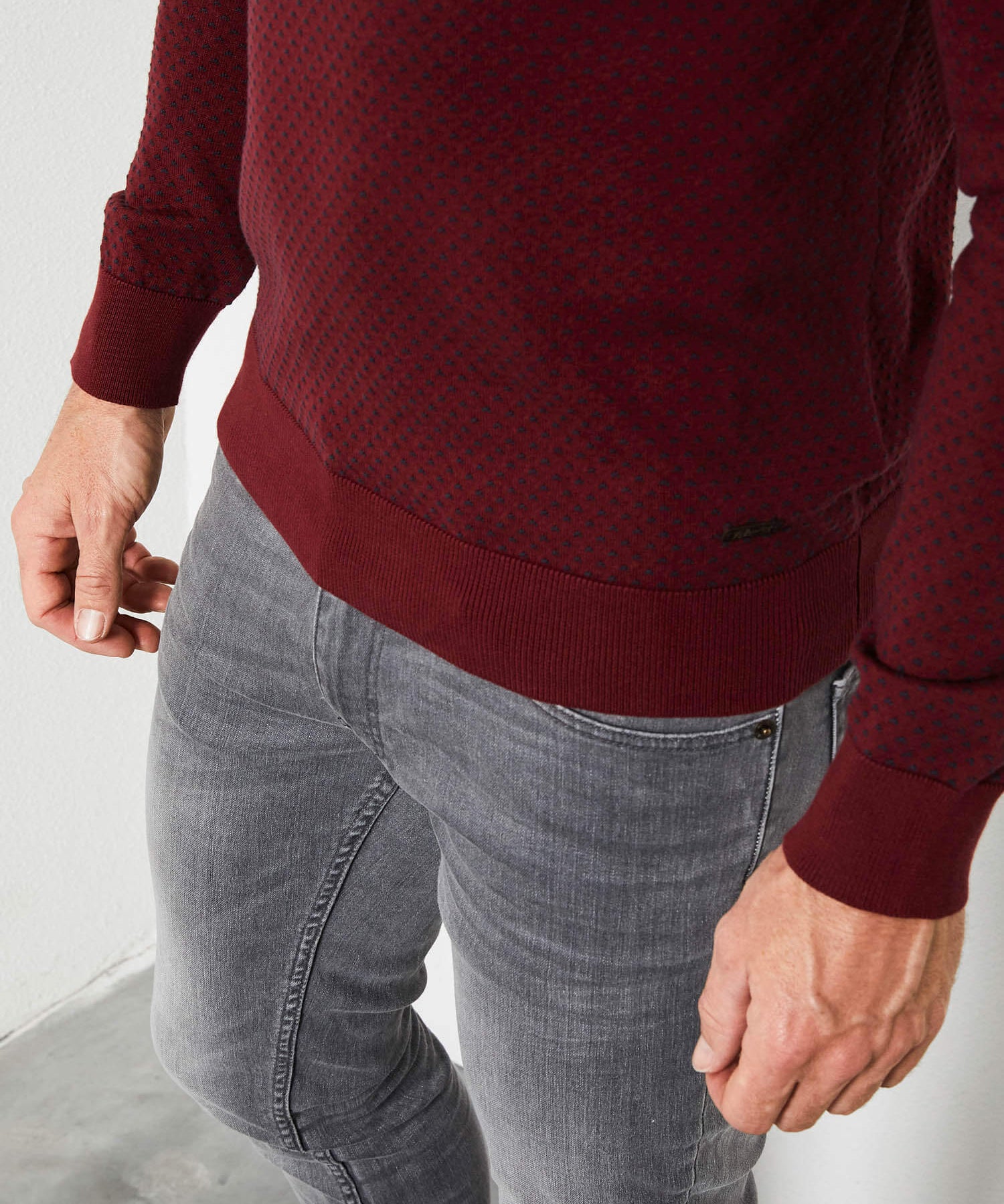 Pull col rond - Bordeau - Petrol Industries