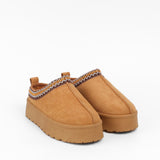 Mules fourrés - Camel - LA BOTTINE SOURIANTE