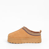 Mules fourrés - Camel - LA BOTTINE SOURIANTE